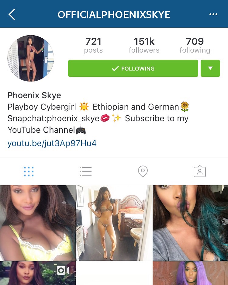 Phoenix skye instagram